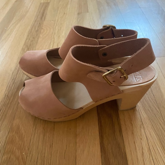 Bryr Miranda peep-toe clogs 38 - Picture 2 of 5